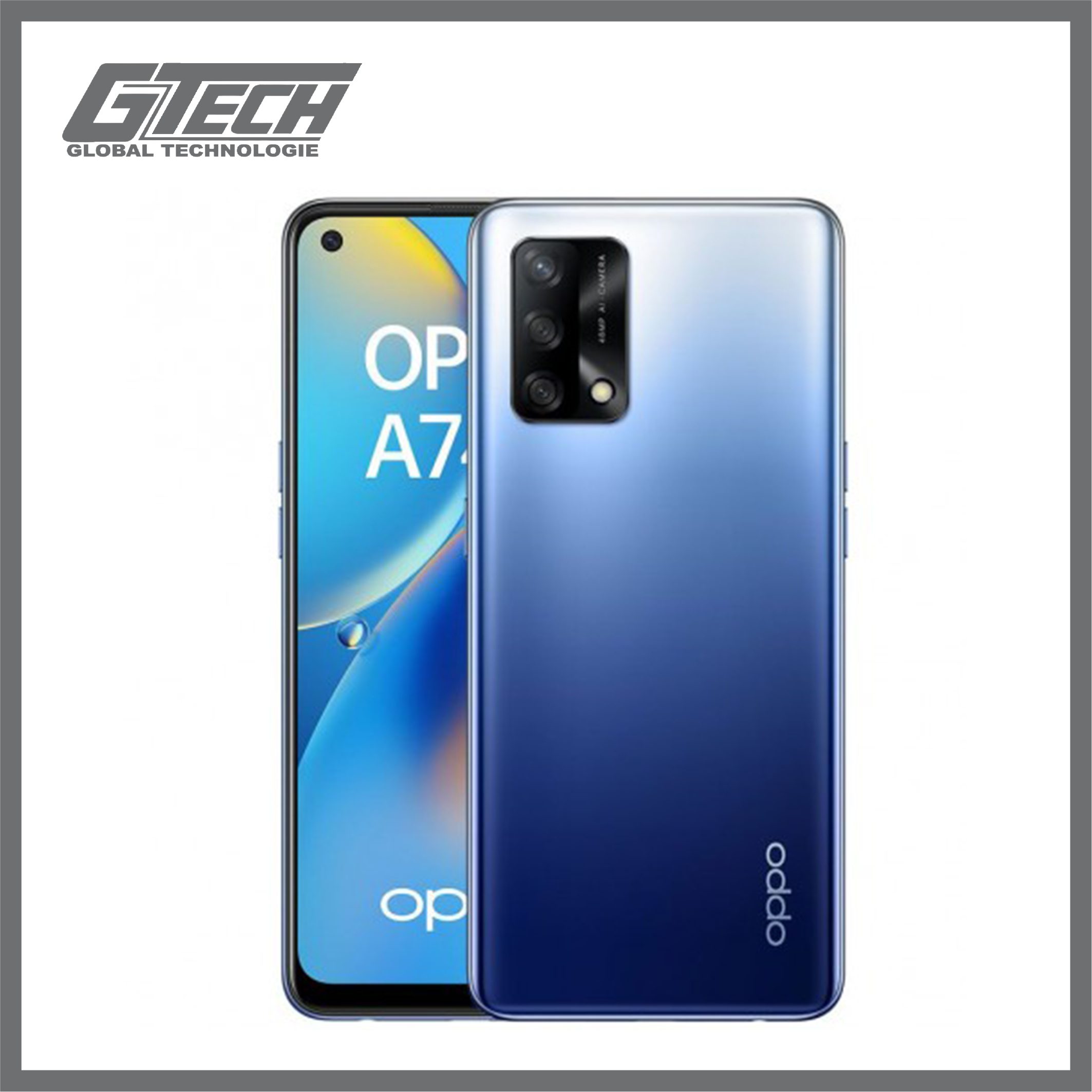 Oppo A74 bleu
