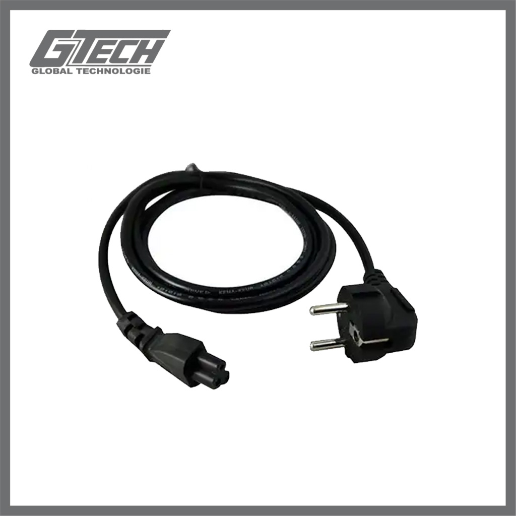 CABLE D'ALIMENTATION TRIPOLAIRE EN TREFLE POUR CHARGEUR